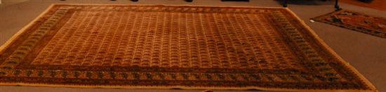 Appraisal: M th C Persian Mir Saraband Rug Yellow Ground overall