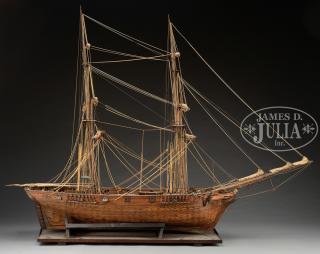 Appraisal: SUPERBLY DETAILED LARGE SCALE MODEL OF A FULLY RIGGED ARMED