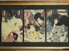 Appraisal: JAPANESE WOODBLOCK - Kabuki Triptych by by Toyohara Kunichicka -