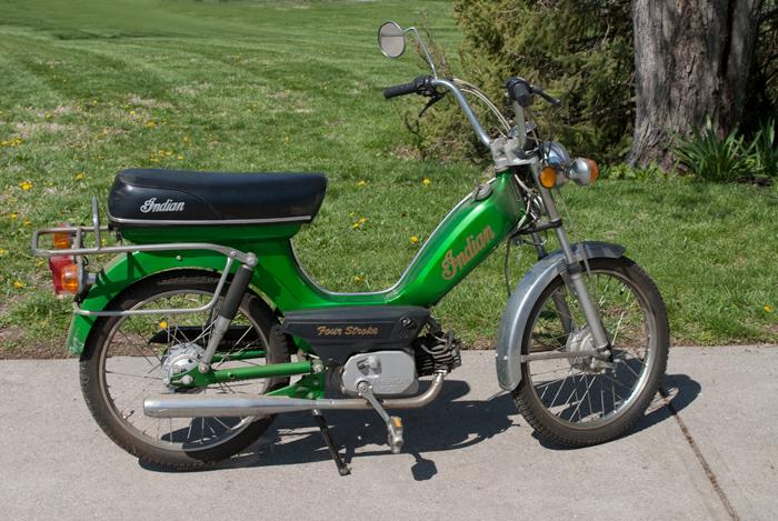 Appraisal: INDIAN MOPED CA S Manufactured in Taiwan In emerald green