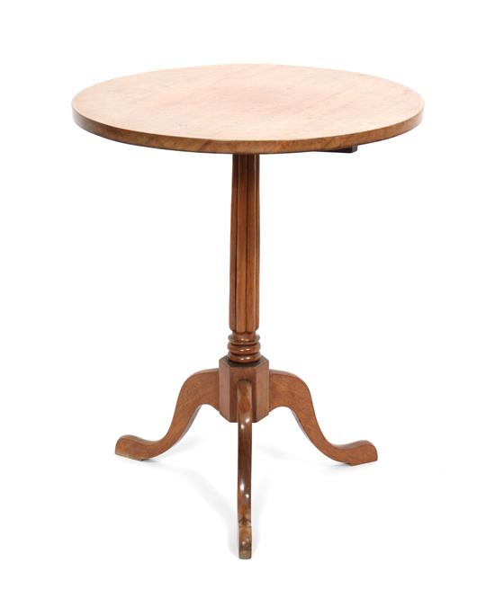 Appraisal: Sale Lot An American Circular Tilt-Top Table having circular top