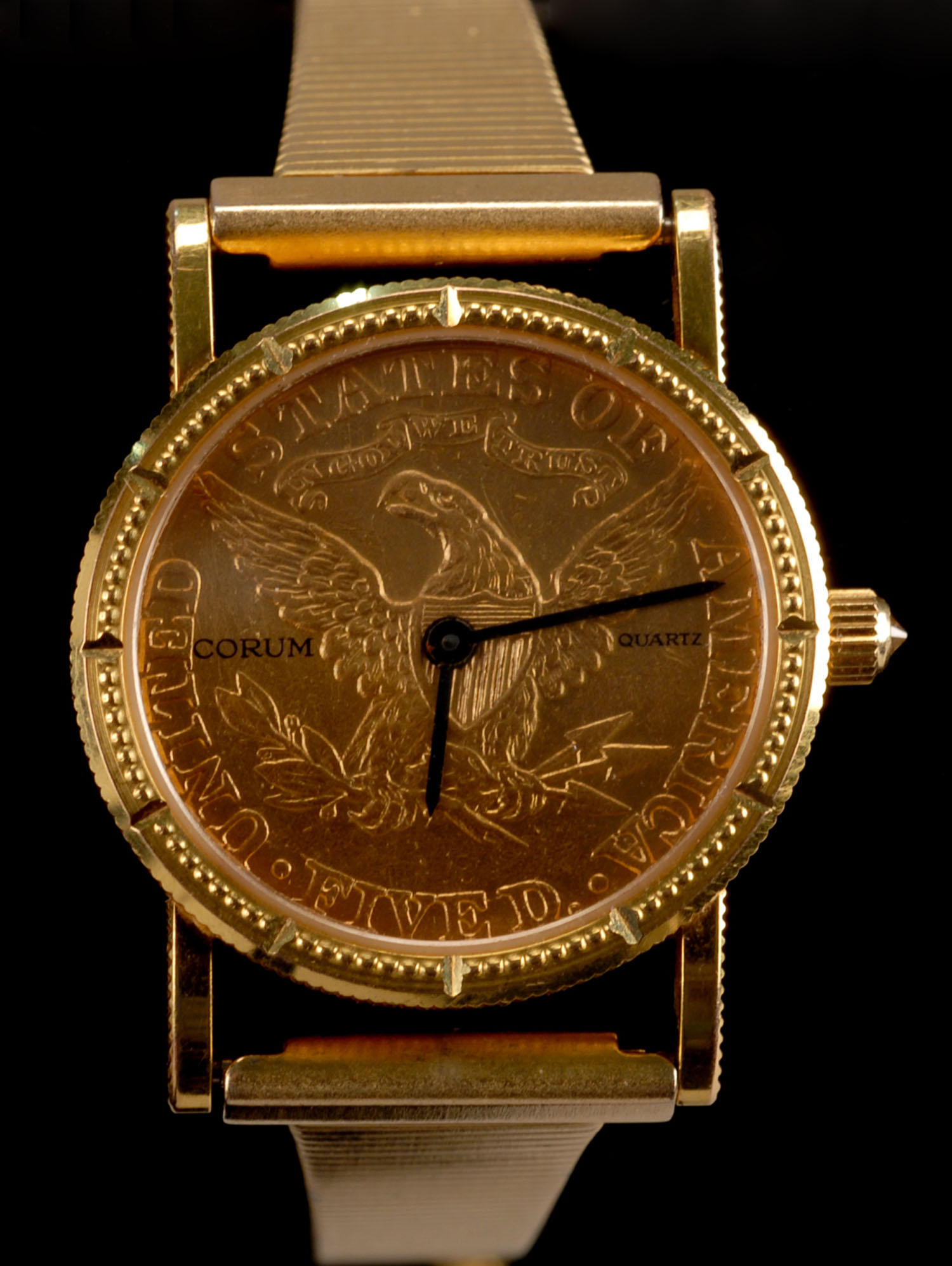 Appraisal: CORUM LADY'S WRIST WATCH With a U S gold piece