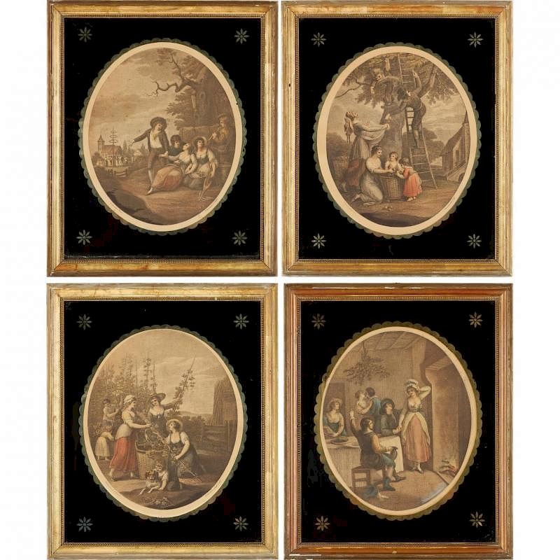 Appraisal: Vintage Set of the Four Seasons after the original th