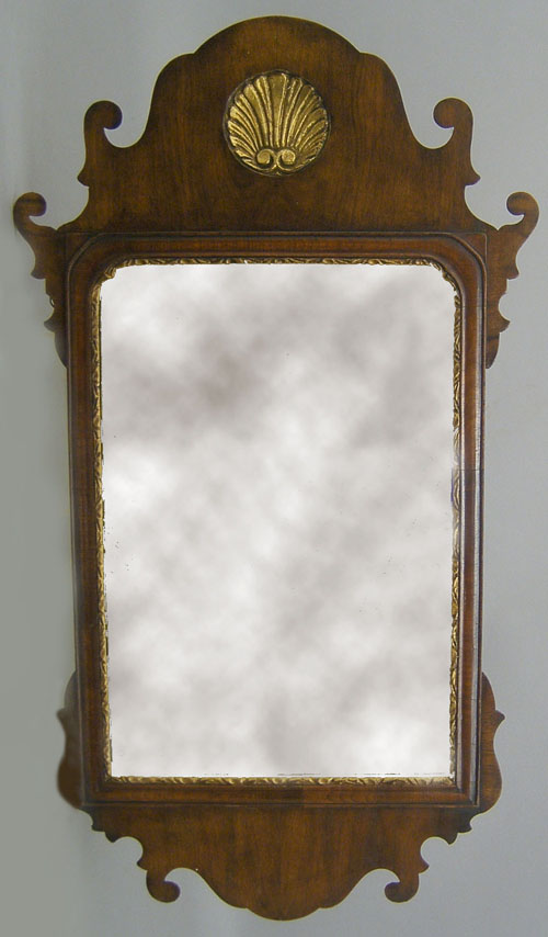 Appraisal: Chippendale style mirror h