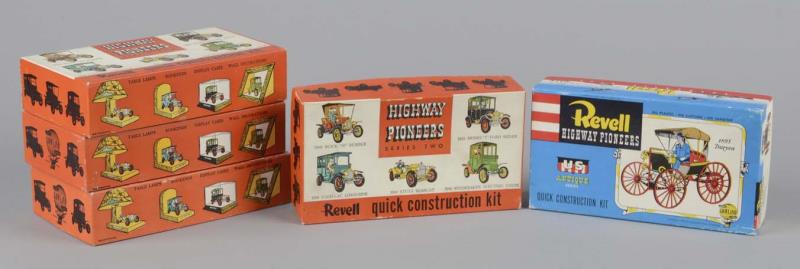 Appraisal: Lot Of Revell Highway Pioneers Model Car Kits Lot of