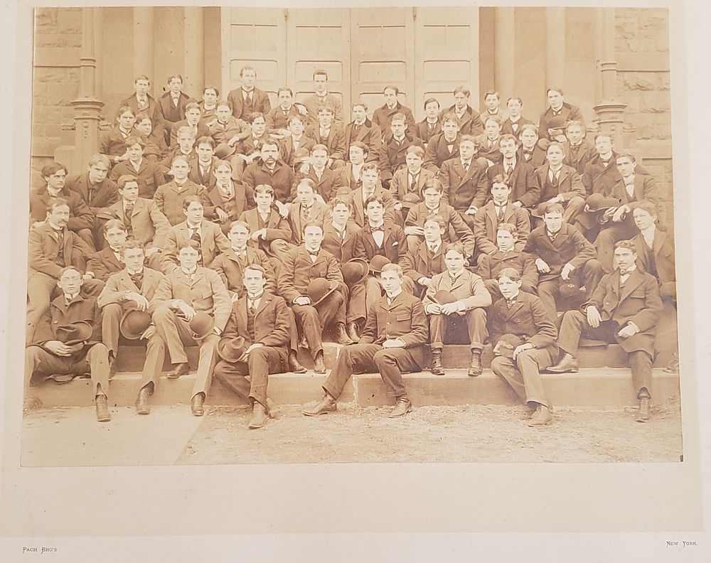 Appraisal: th Century Black and White Photograph Class of Stevens Institute