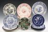 Appraisal: PCS STAFFORDSHIRE AND OTHER MAKE PLATES - Including Blue Pastoral