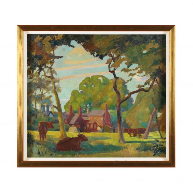 Appraisal: R GUEYAN BRITISH TH CENTURY RICKSMANWORTH HERTFORDSHIRE Oil on board