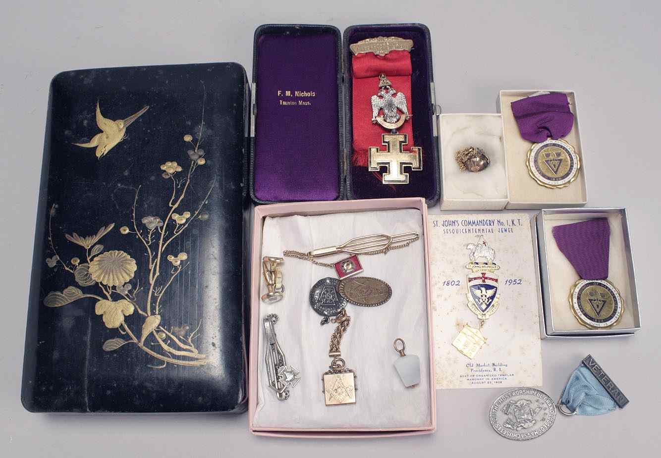 Appraisal: COLLECTION OF MASONIC JEWELRYMostly First Half of the th CenturyIncludes