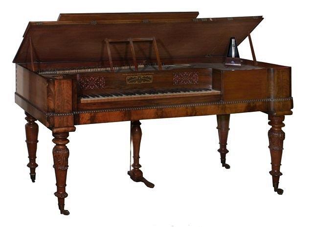 Appraisal: A WILLIAM IV MAHOGANY SQUARE PIANO by Collard Collard on