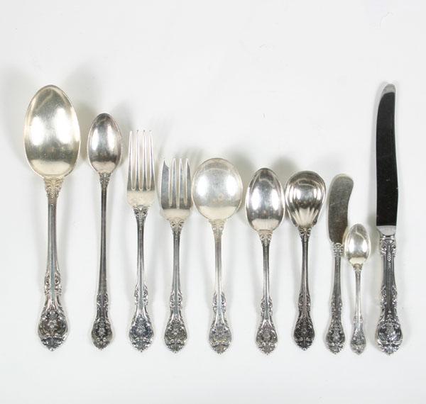 Appraisal: Gorham sterling flatware service in the King Edward pattern comprising