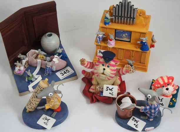 Appraisal: A Collection of Robert Harrop Bagpuss figures comprising The Marvelous