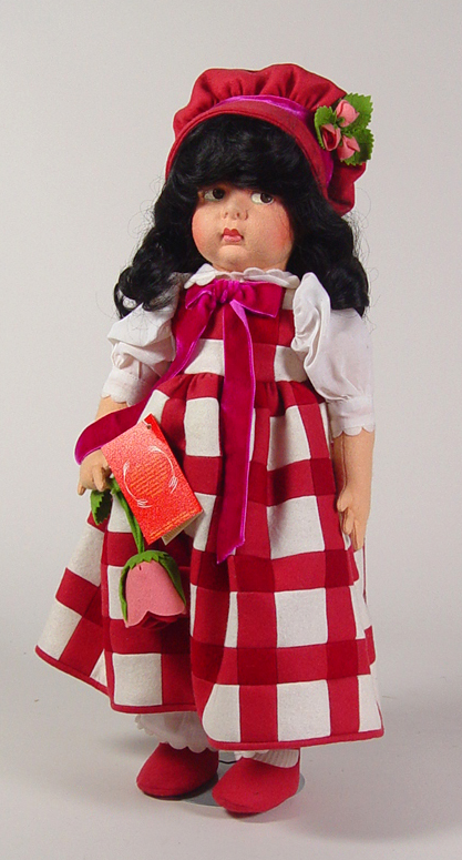 Appraisal: Lenci Italian Felt Doll Remake of the 's series Painted