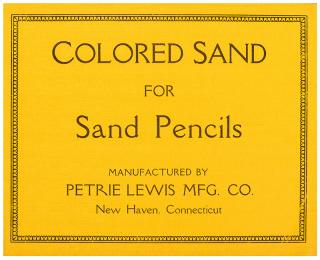 Appraisal: Sand Pencil New Haven Petrie Lewis P L ca Toy