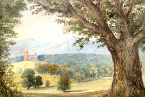 Appraisal: William Cornwallis-West th Century- Ruthin Castle watercolour signed and titled