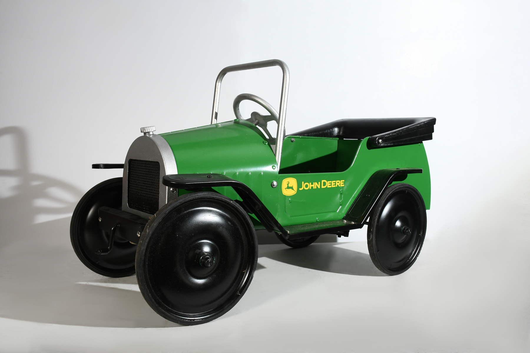 Appraisal: JOHN DEERE FORD MODEL T BASED PEDAL CAR Great looking