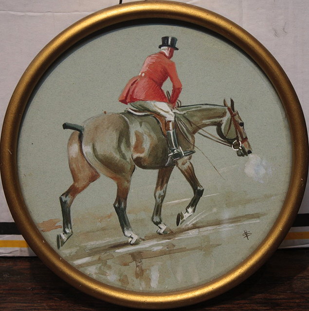 Appraisal: V S Hunting and jockey scenes a group of eighteen