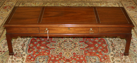 Appraisal: Ming-Style Mahogany Cocktail Table Morganton Tidewater Collection th Century Height