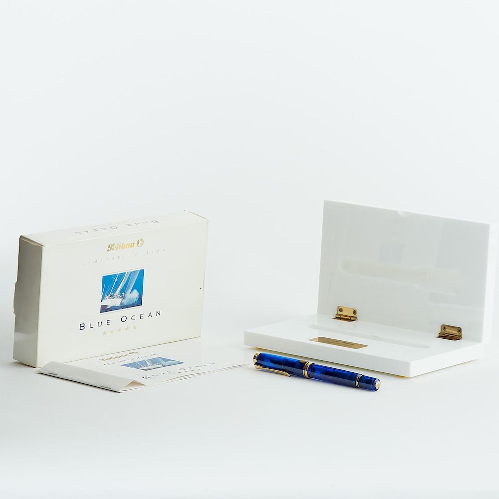 Appraisal: Pelikan Blue Ocean Limited Edition Fountain Pen Pelikan Blue Ocean