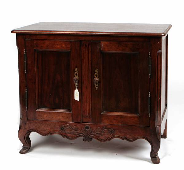 Appraisal: A Louis XV style mixed wood buffet height in width