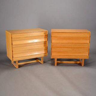 Appraisal: Pair Of Laszlo Dressers Pair Of Paul Laszlo Philippine Mahogany