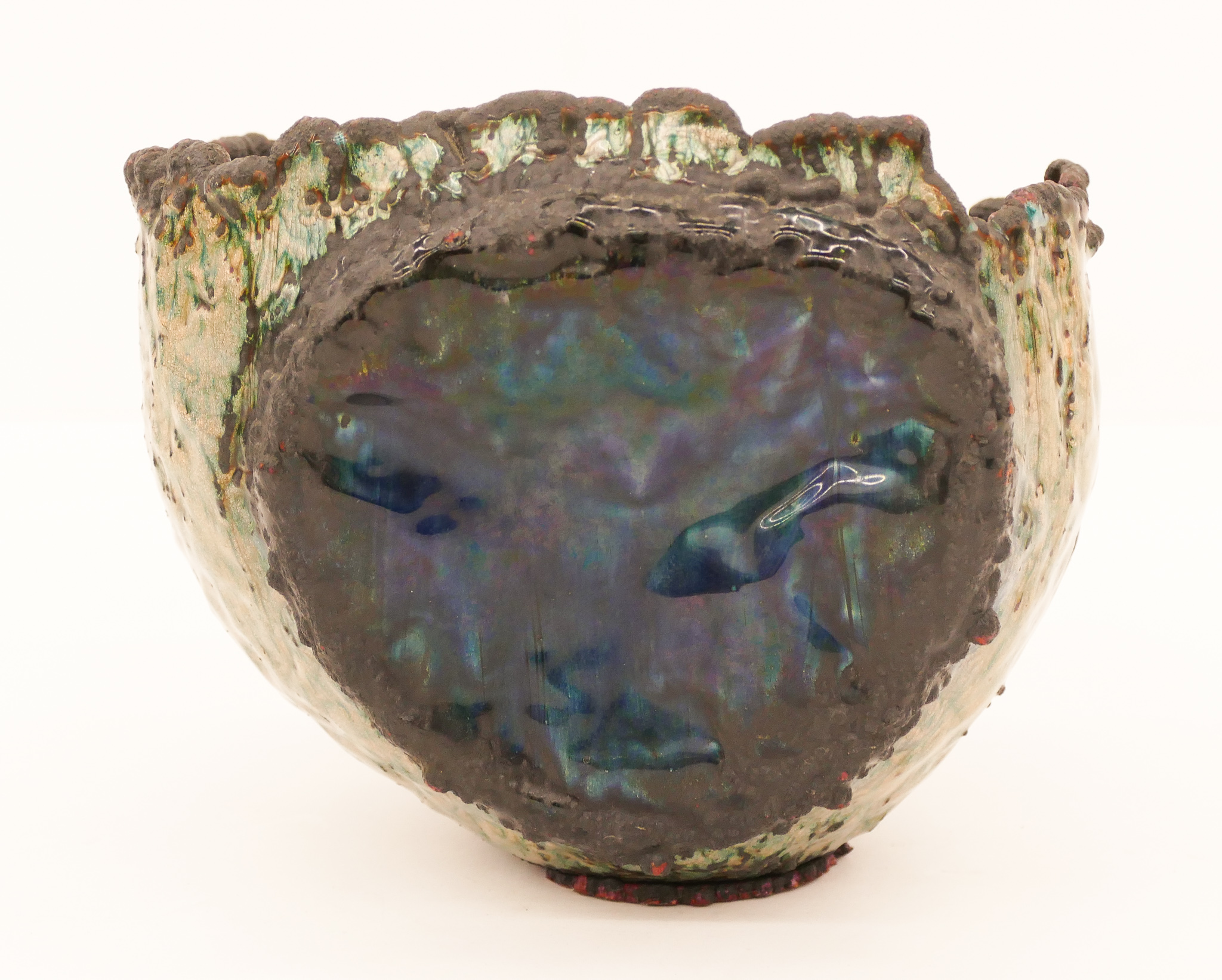 Appraisal: June Schwarcz - California ''Vessel '' Electroformed Copper with Enamel