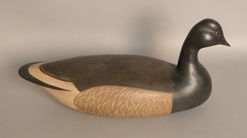 Appraisal: Brant decoy late th c signed Frank O'Brien l