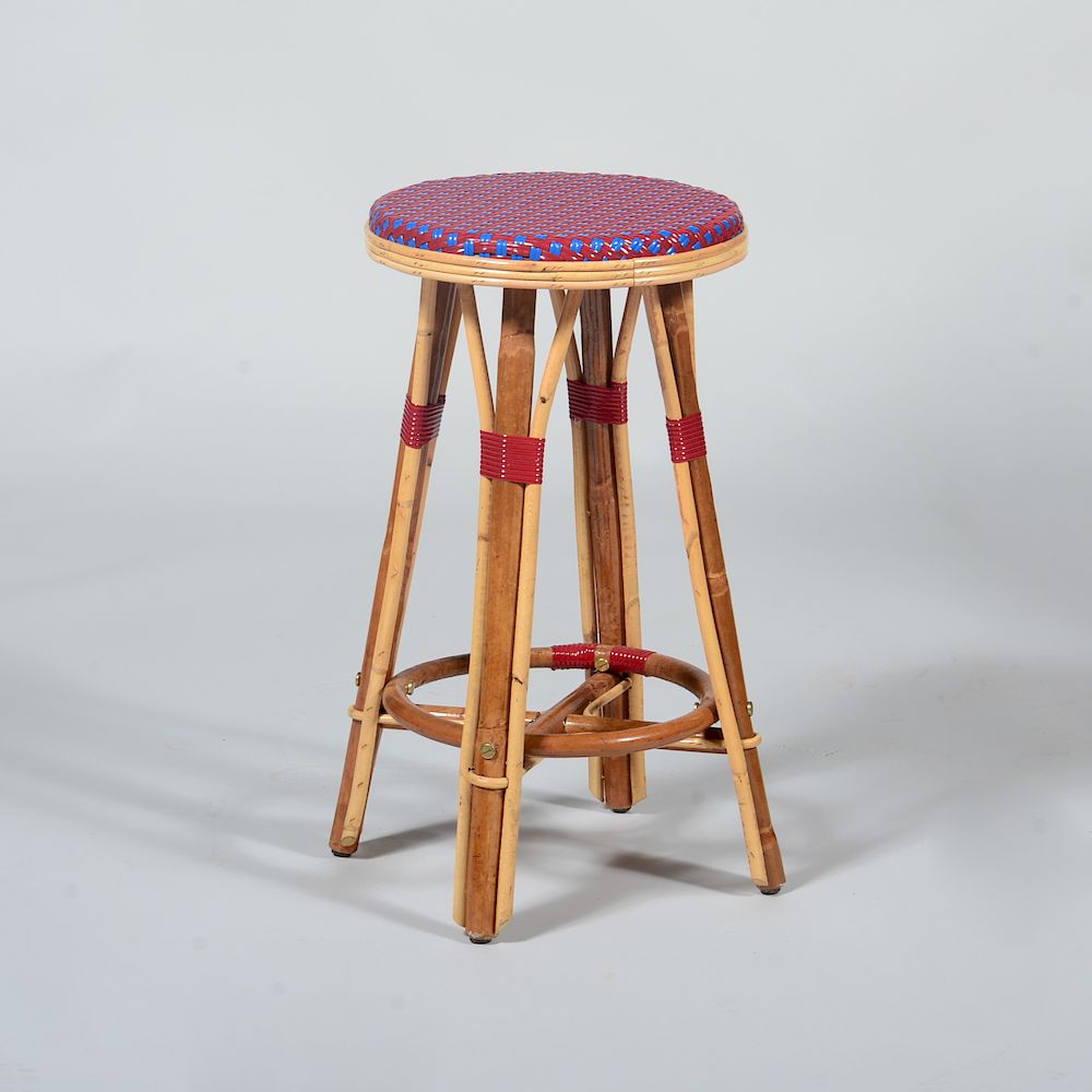 Appraisal: Bentwood Caf Stool x in diam Condition Overall good condition