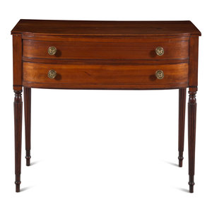 Appraisal: A Federal Cherrywood Server Mid-Atlantic States Circa Height x width