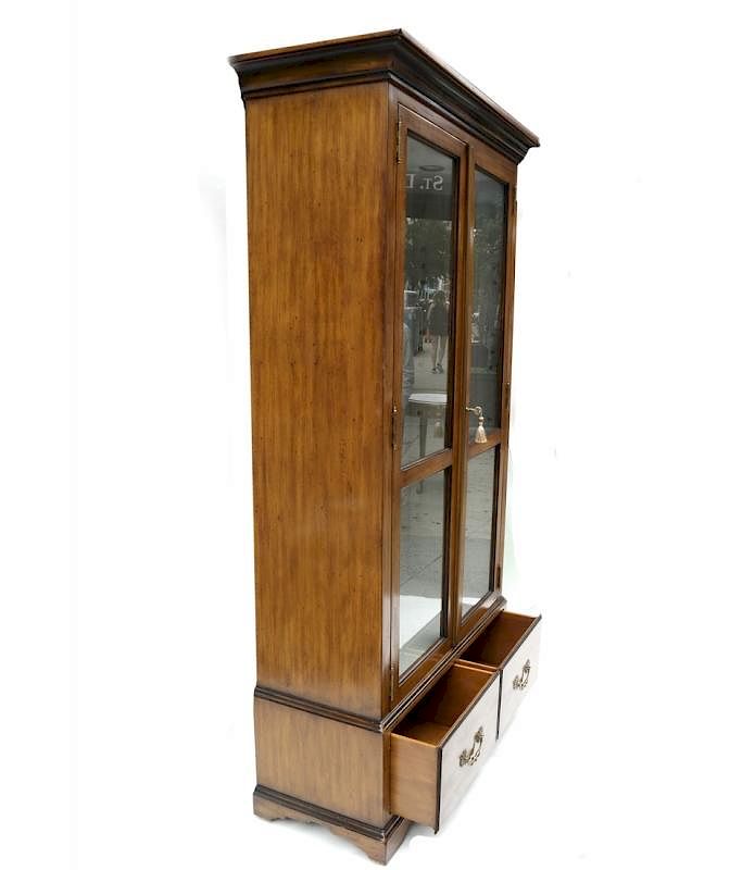 Appraisal: Theodore Alexander Display Cabinet Theodore Alexander display cabinet from the