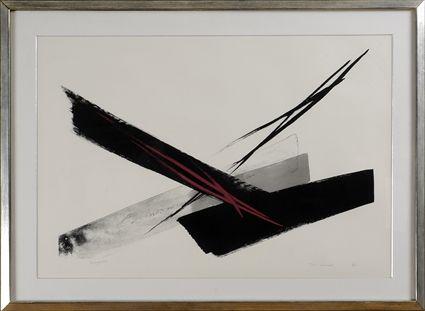 Appraisal: TOKO SHINODA b ALLEGNETTO Lithograph x in numbered and signed