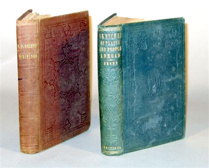 Appraisal: vols American Abolitionists Rogers Nathaniel Peabody A Collection from The