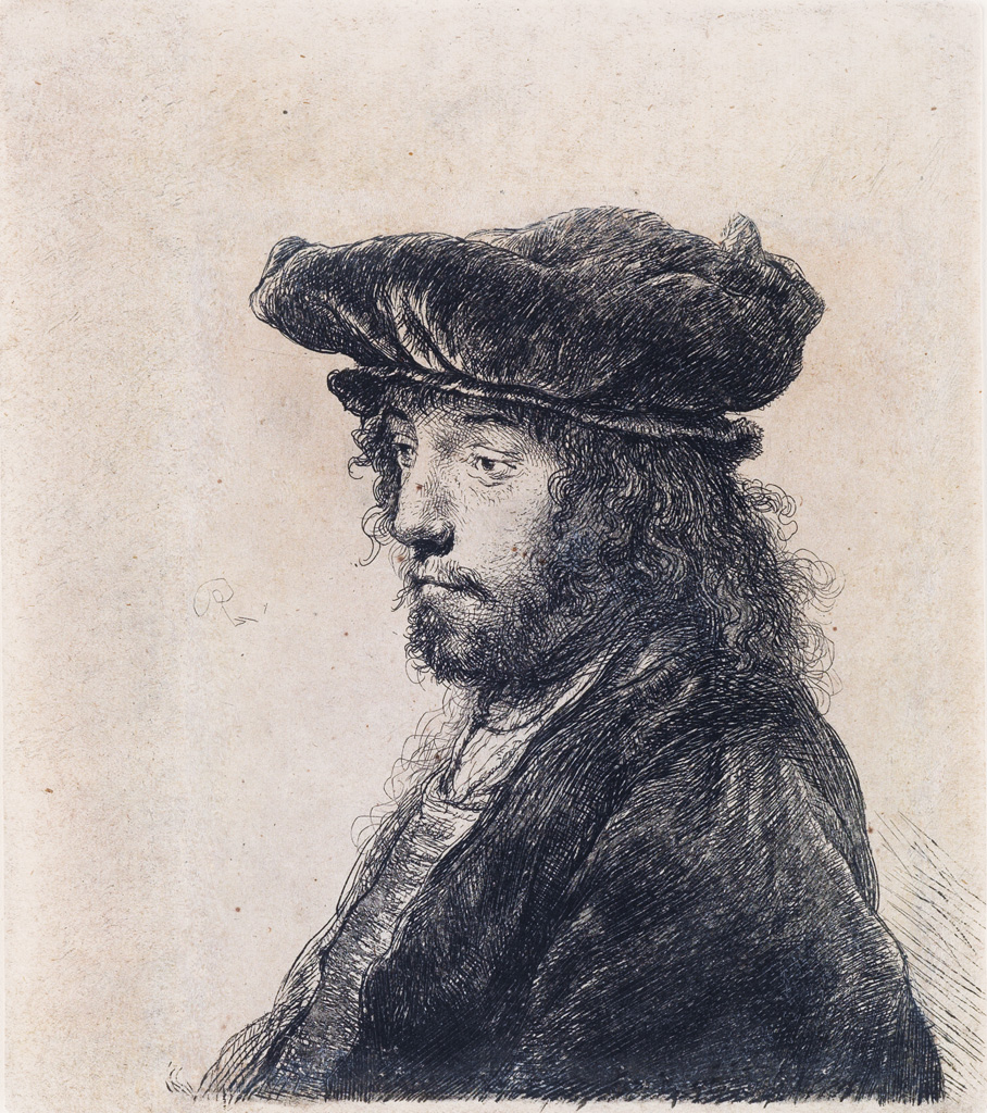 Appraisal: REMBRANDT VAN RIJN The Fourth Oriental Head Etching circa x