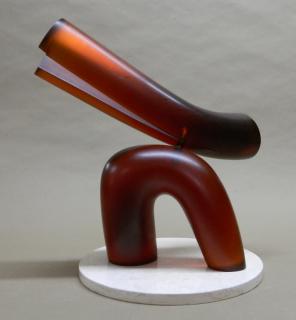 Appraisal: David E Davis resin sculpture David E Davis American -