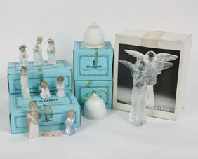 Appraisal: Ten Lladro Christmas ornaments all in original boxes Bells H