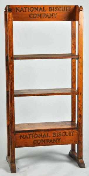 Appraisal: Oak National Biscuit Co Display Rack Condition Excellent Size -