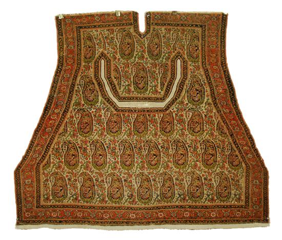 Appraisal: SENNA SADDLE RUG Persia circa feet inches x feet inches