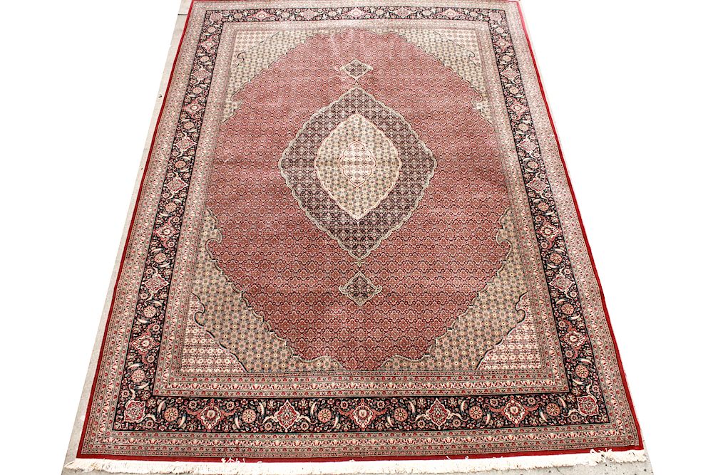 Appraisal: Tabriz Persian Wool Carpet ' x ' Tabriz Persian wool