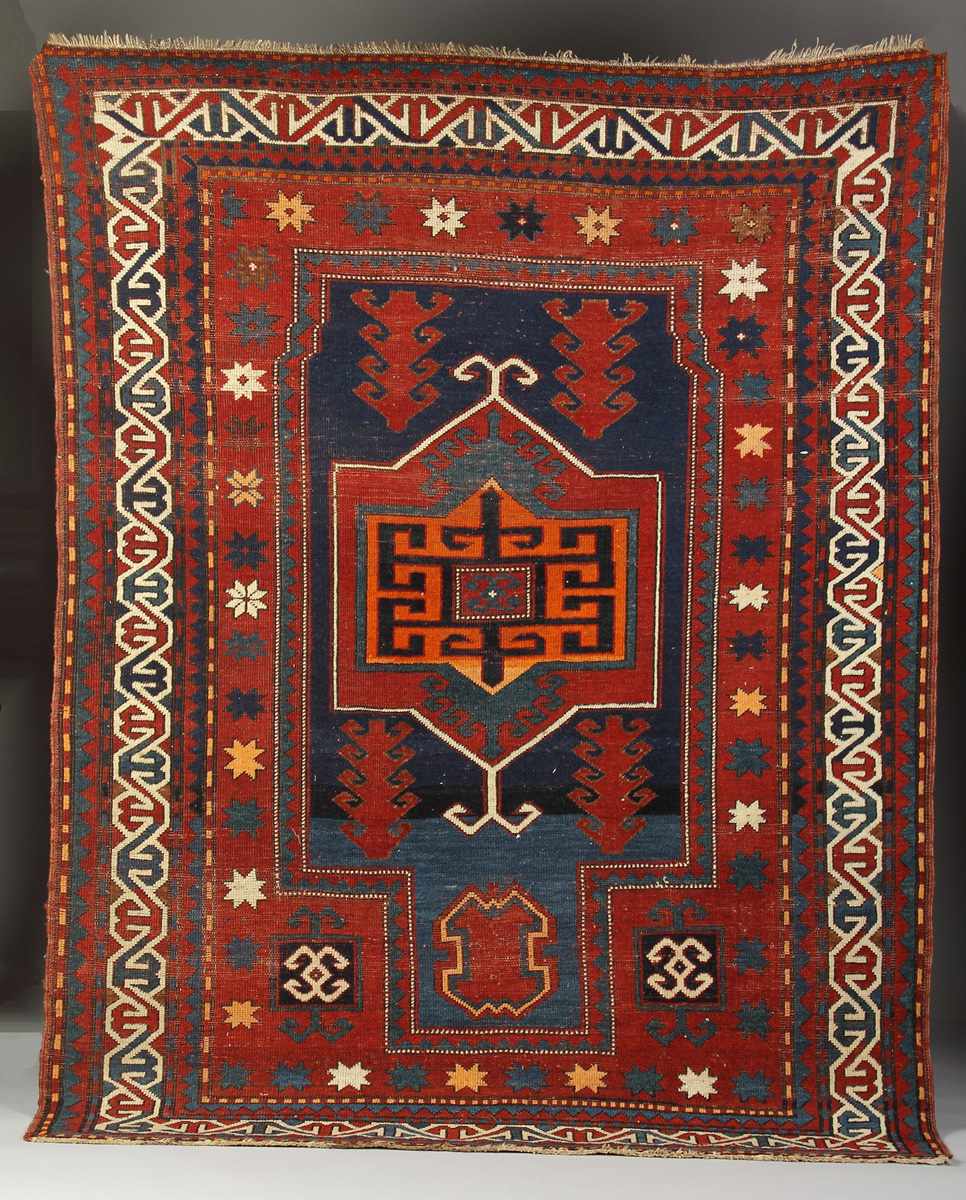 Appraisal: Kazak Early th cent Condition Some areas of wear otherwise