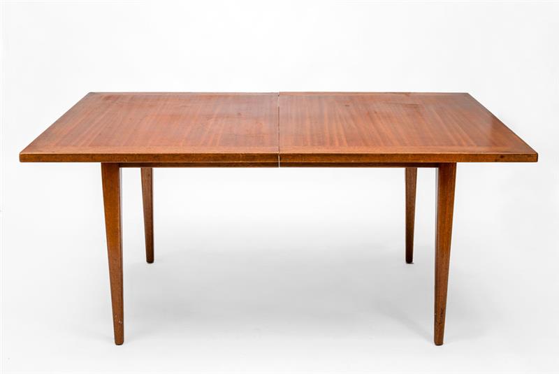 Appraisal: DINING TABLE HARVEY PROBBER ATTRIBUTED Mahogany two in leaves x