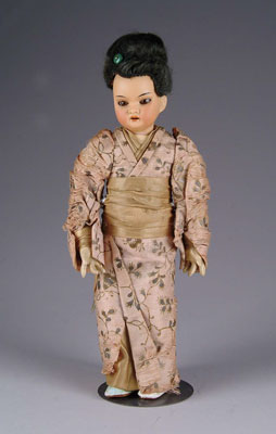 Appraisal: A M ORIENTAL DOLL A completely original Oriental doll with