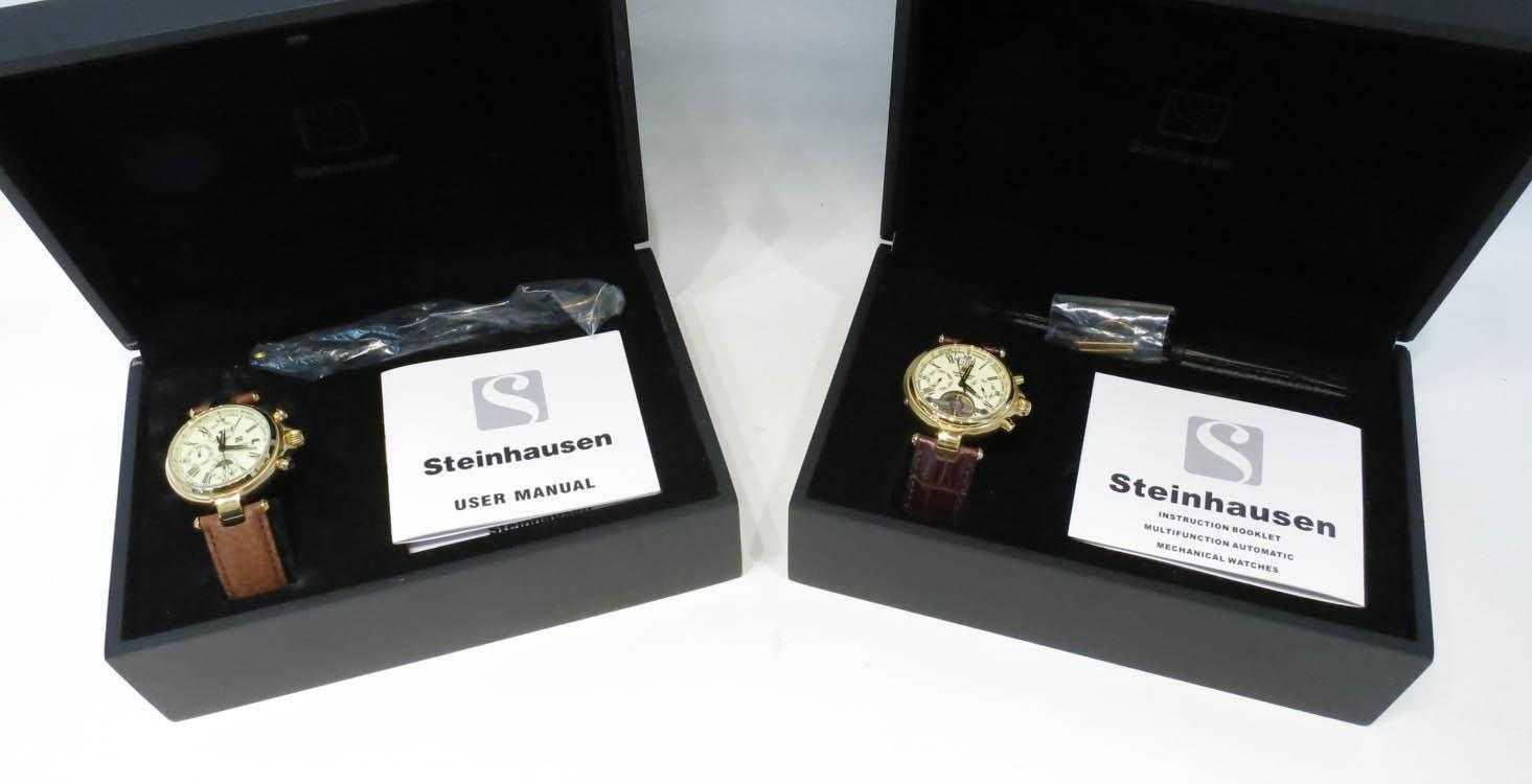 Appraisal: TWO STEINHAUSEN AUTOMATIC WATCHES the first a model TW- G