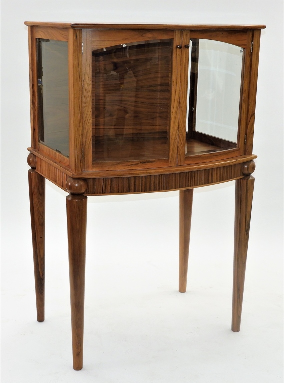 Appraisal: FRANK NADELL MODERNIST ROSEWOOD VITRINE CABINET Colorado ContemporaryModernist two door