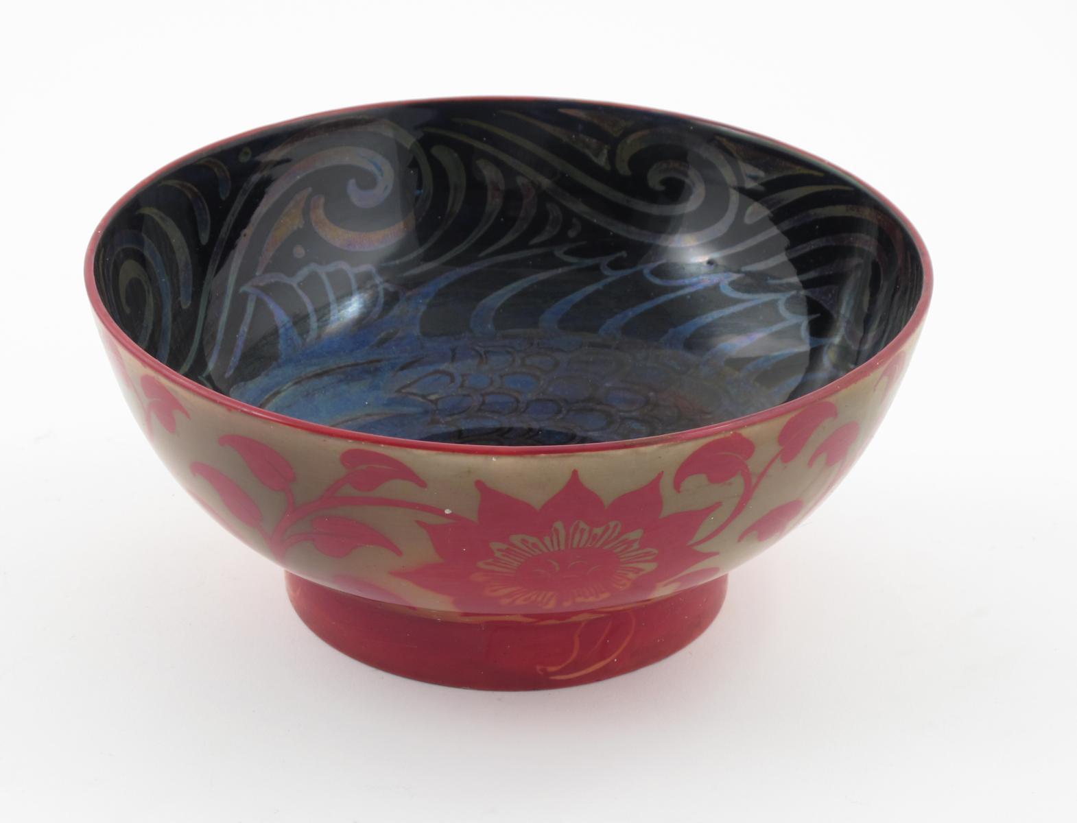 Appraisal: A Bernard Moore bowl