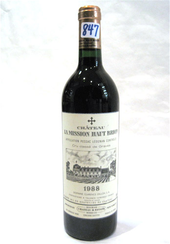 Appraisal: ONE BOTTLE OF VINTAGE FRENCH RED BORDEAUX WINE Chateau La