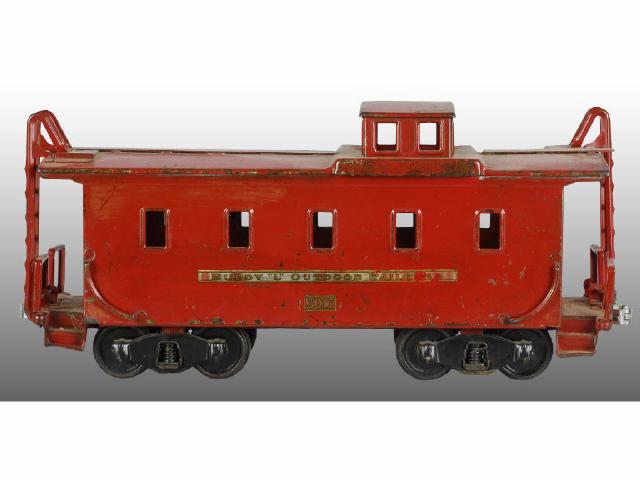 Appraisal: Pressed Steel Buddy L Outdoor Railroad Caboose Description Circa Wear