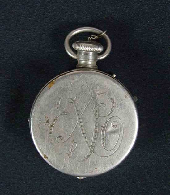 Appraisal: Expo Pocket Watch Camera Early th Century Camera is disguised