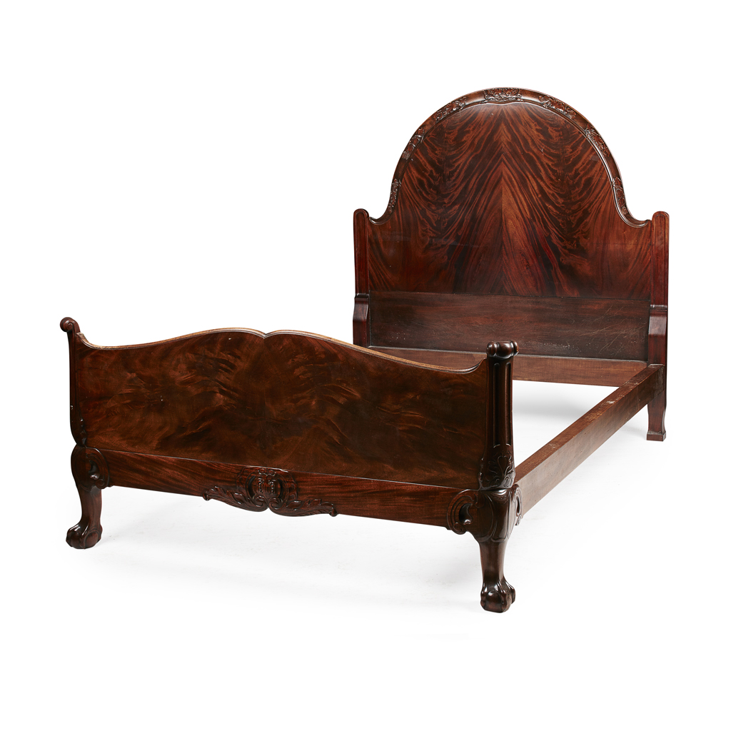 Appraisal: WHYTOCK REID EDINBURGH ARTS CRAFTS MAHOGANY DOUBLE BED CIRCA the