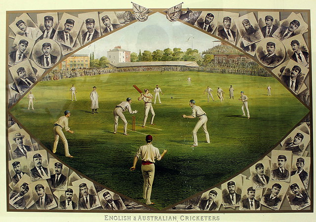 Appraisal: A QUANTITY OF DECORATIVE CRICKETING RELATED PICTURES and prints th