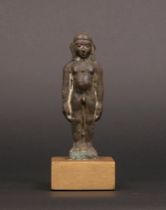 Appraisal: Indian Jain Bronze Figure ca Late th Early th Century